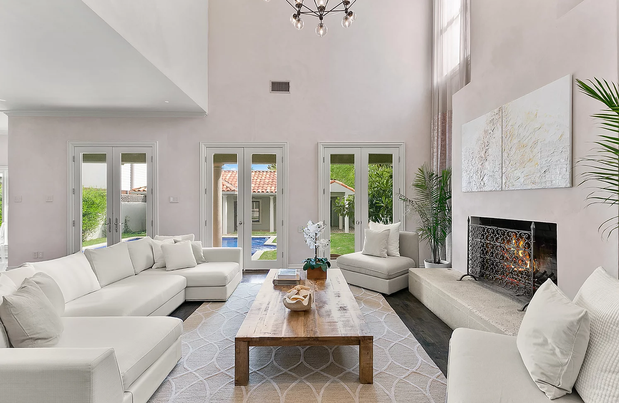 Bright modern living room
